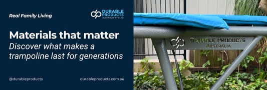What Makes a Trampoline Last 30 Years: The Materials That Matter