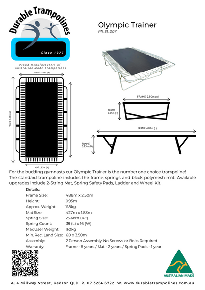 Olympic Trainer Trampoline